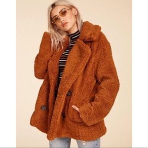 Free People Teddy Peacoat SOLD OUT